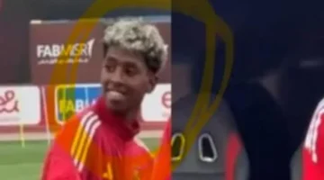 نيولوك مفاجئ.. موهبة الأهلي الشابة تثير الجدل في تدريبات الفريق اليوم